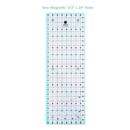 Sew Magnetic 8.5" x 24" Ruler by SewTites