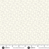 Chrome Drift Net Coastal Walk 108" Cotton Wideback Fabric per yard