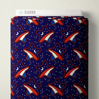 Tejido «Cosmic Stars Pop Stars QC Cotton 44/45», por yarda