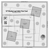 Herramienta de recorte «Wonky Log Cabin» de 25 cm de Creative Grids