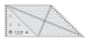 Regla para acolchar Creative Grids «Diamond Dimensions» de 45 grados