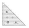 Regla para acolchar Creative Grids de 45 grados y medio cuadrado triangular de 8-1/2 pulgadas