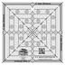 Regla para colchas «Square It Up» o «Fussy Cut» de Creative Grids, de 16,5 cm