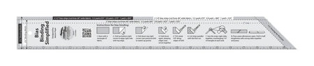 Regla para acolchar «Bias Binding Simplified» de Creative Grids