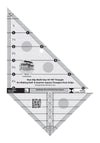 Regla para acolchar Creative Grids Multi Size Triangle de 45 y 90 grados