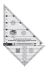 Regla para acolchar Creative Grids Multi Size Triangle de 45 y 90 grados