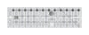Regla Creative Grids Quick Trim rectangular de 3-1/2 pulgadas x 12-1/2 pulgadas