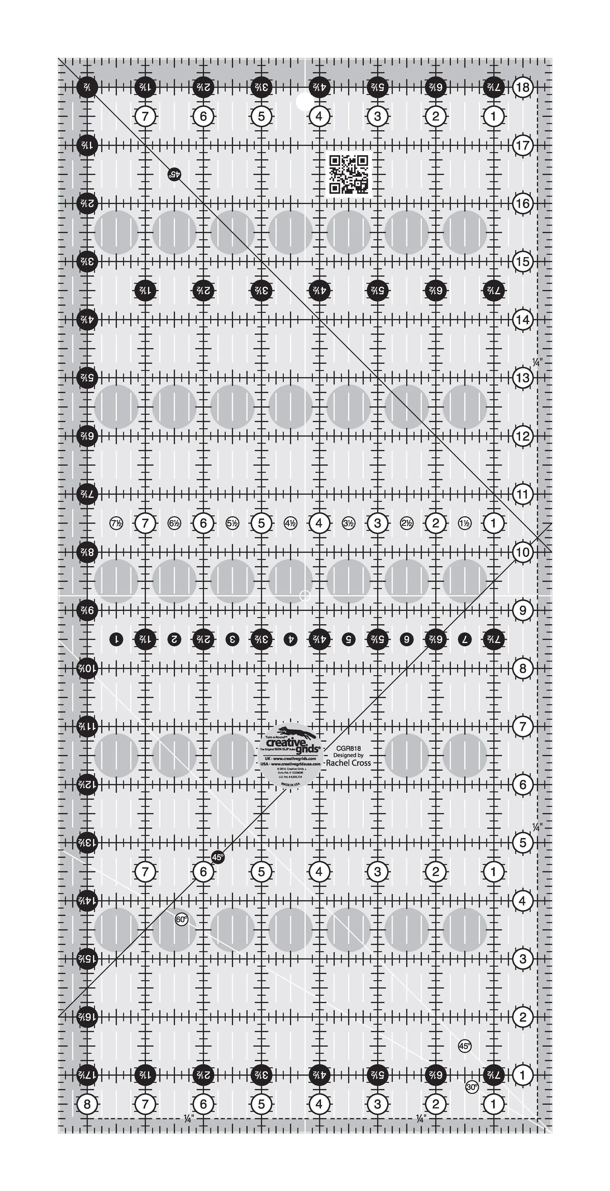 Creative Grids Quilt Ruler 8-1/2in x 18-1/2in | SINGER®