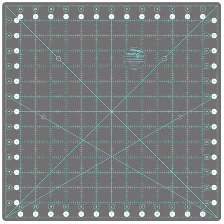 Alfombrilla de corte giratoria autorreparable Creative Grids, 35,5 cm x 35,5 cm