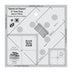 Herramienta de recorte «Square on Square» de Creative Grids: 7,6 cm o 15,2 cm de ancho final