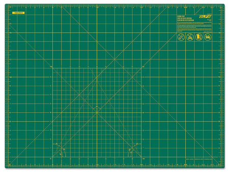 Alfombrilla de corte con cuadrícula 18 pulgadas x 24 pulgadas