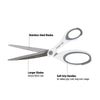SINGER® 9.5in Heavy-Duty Bent Dressmaker Fabric Scissors with Comfort Grip
