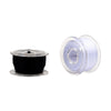 SINGER® Class 15 Threaded Bobbins with Storage Case 12- Pack Black & White
