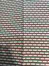 Vintage Mini Hearts Green Stripes on White 100% Lightweight Cotton Price per Yard