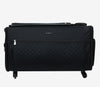 Todo lo que necesitas: maleta plegable con ruedas para guardar la máquina de coser Mary Jumbo 5 Wheel, color negro.