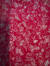 Vintage Metallic Gold Cherubs Angels and Ribbons on Red 100% Lightweight Cotton Price per Yard
