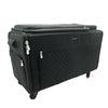 Todo lo que necesitas: maleta plegable con ruedas para guardar la máquina de coser Mary Jumbo 5 Wheel, color negro.