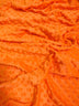Neon Orange Minky Dimple Dot Baby Soft Fabric / Sold By The Yard