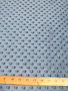 Biking Red Minky Dimple Dot Baby Soft Fabric / Sold By The Yard