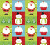 Christmas Holiday Grid Multi