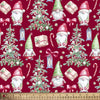 Christmas Jolly Gnomes on Red