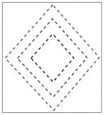 Plantilla Diamond Quilt