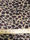 Leopard Print Fleece Fabric