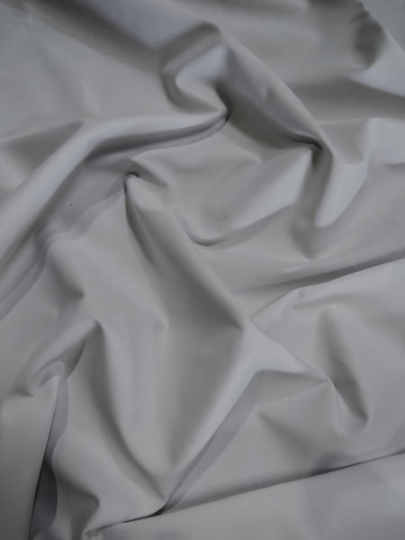 Solid Reversible Formal Poly Cotton Twill Fabric / Gray / Sold By The Yard