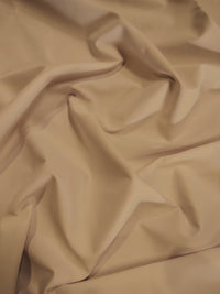 Tejido de sarga de poliéster y algodón, liso y reversible, para ropa de gala / color caqui / se vende por metros