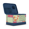 Organizador para caja de costura «Everything Mary» con diseño acolchado: estuche plegable de lados blandos con alfiletero y bolsillo para guardar accesorios de costura