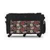 Maletín para máquina de coser con ruedas «Everything Mary Jumbo», con 5 ruedas, en estampado floral rojo y beige – Bolso acolchado extragrande para guardar materiales de manualidades, ideal para viajes y clases