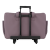 Maleta de transporte plegable con ruedas para máquina de coser «Everything Mary XXL», de 4 ruedas, acolchada en color morado