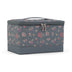 Organizador para caja de costura «Everything Mary» en estampado floral acolchado gris: estuche plegable de lados blandos para kit de costura con alfiletero y bolsillo para guardar accesorios de costura
