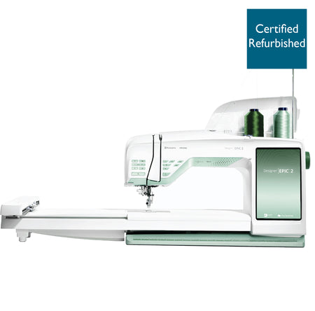 Máquina de coser y bordar HUSQVARNA® VIKING® Refurbished DESIGNER EPIC™ 2 en color Modern Mint