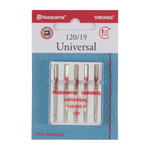 Aiguilles universelles HUSQVARNA® VIKING® taille 120/19, lot de 5