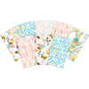 Lote de 8 piezas «Fat Eighth» con estampado de mariposas, 9" x 21", precortadas, surtidas