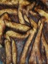 Fire Wolf Animal Coat Costume Faux Fur Fabric / Sold By The Yard||color:Fire Wolf