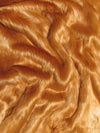 Amber Solid Shaggy Long Pile Faux Fur Fabric / Sold By The Yard||color:Amber