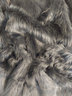 Charcoal Solid Shaggy Long Pile Faux Fur Fabric / Sold By The Yard