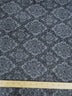 Damask Diamond Charcoal/Gray Fleece Fabric