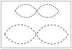 Figura 8 Plantilla de acolchado de 1,5 "x5" y 2,25 "x7
