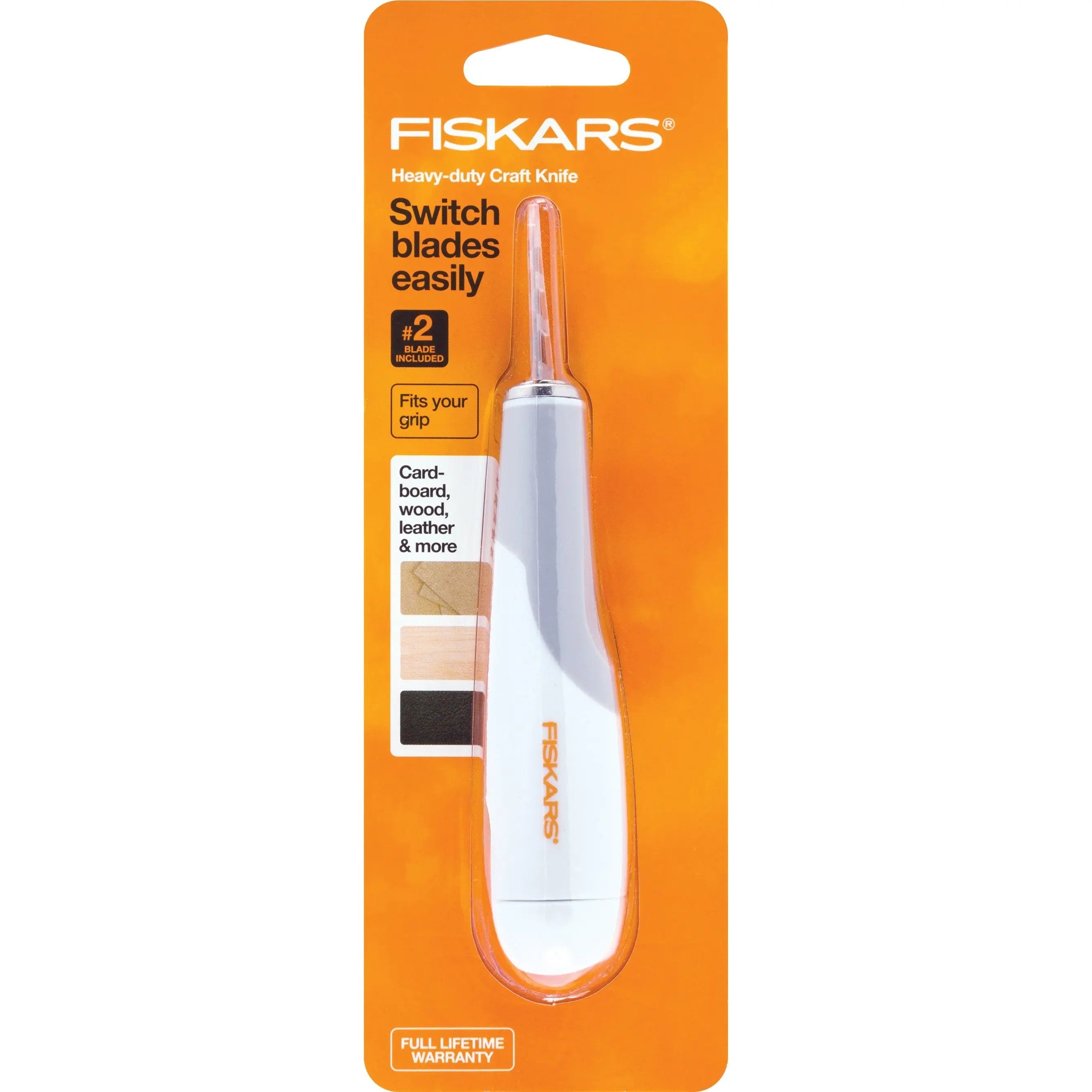 Fiskars Heavy-Duty Easy Change Detail Knife With No 2 Blade | SINGER®