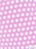 Polka Dot Light Pink and White Fleece Fabric