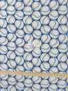 Sports Baseball Blue Fleece Fabric