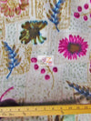 Floral Garden Fleece Fabric