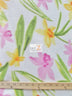 Spring Floral Rosette Fleece Fabric