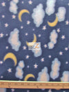 Moon Clouds Fleece Fabric
