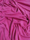 Solid Fleece Fabric / Black