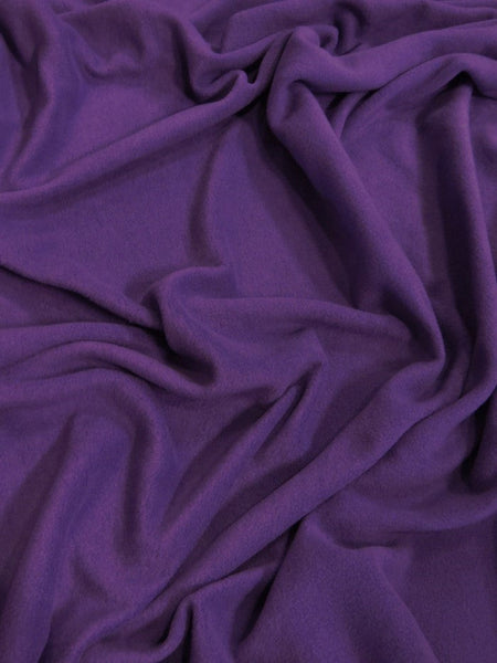 Fleece Fabric Solid / Purple||color:Purple