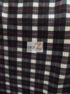 Tejido de forro polar con estampado de tartán / Rojo/Negro / Se vende por metros